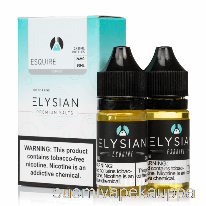 Vape Kauppa Esquire - Elysian Suolat - 60ml 24mg